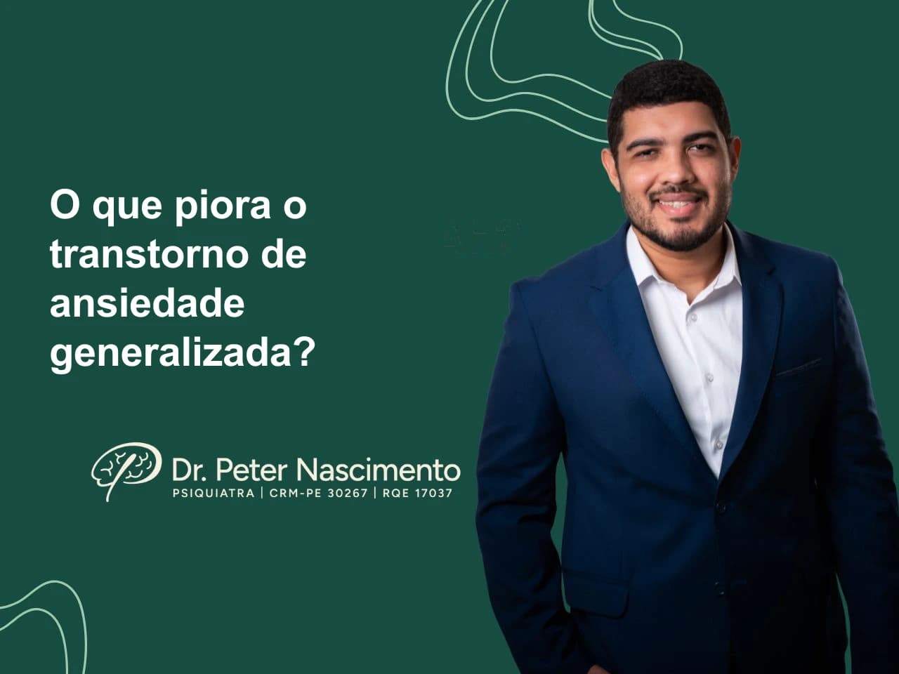 O que piora o transtorno de ansiedade generalizada?