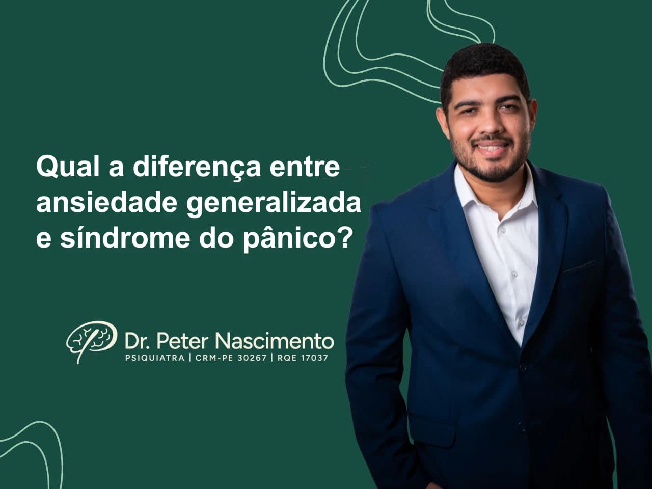 Qual a diferença entre ansiedade generalizada e síndrome do pânico?